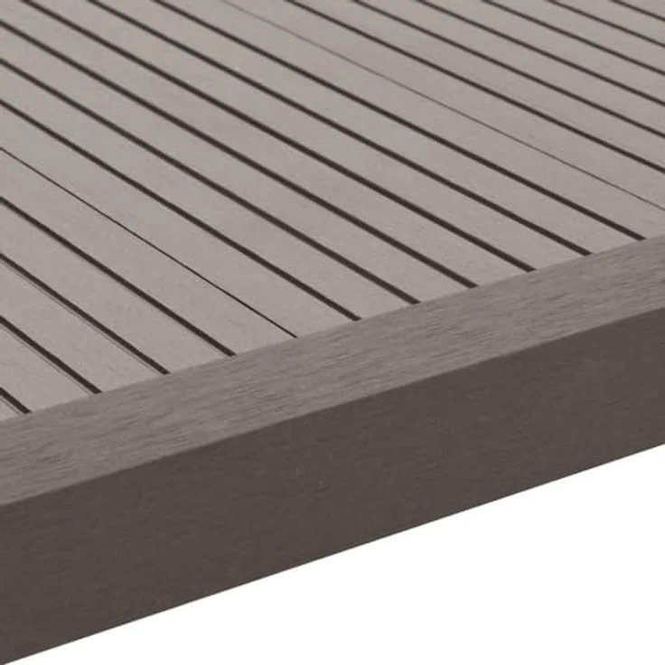 Terrassen-Winkelleisten 5 Stk. WPC 170 cm Dunkelbraun – Bild 7