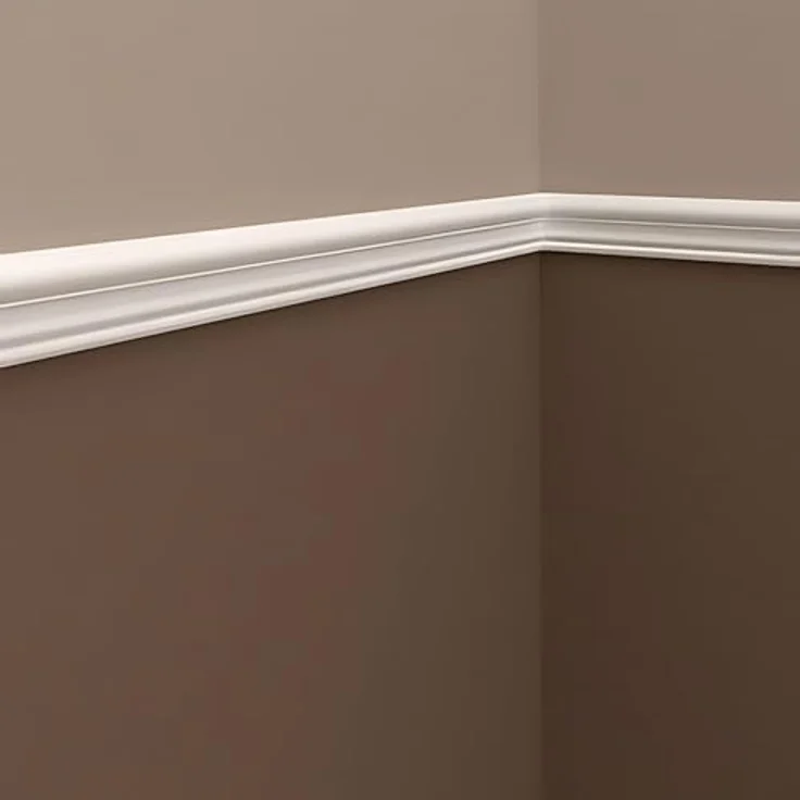 Profhome Zierleiste 651400, Wand- und Friesleisten Set mit 10 Zierleisten, 20 m, extrudiertes Polystyrol (XPS), weiß, stoßfest und leicht zu installieren – Bild 5