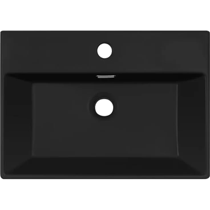 ML-Design Waschbecken Rechteckig 510x360x130 mm Schwarz aus Keramik ML-Design – Bild 3