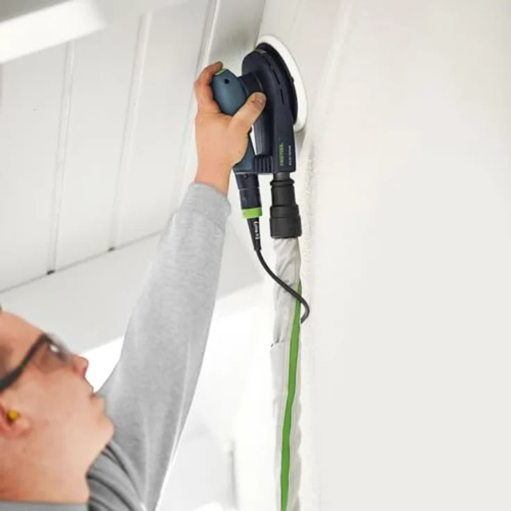Festool Exzenterschleifer ETS EC 150/3 EQ-SYS GR, 400 W, kompakt, hohe Oberflächengüte, inkl. Schleifteller 150 mm und Systainer – Bild 6