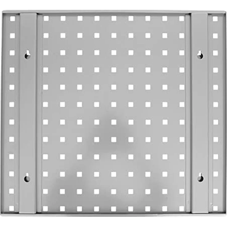 Stier Lochplatte für Werkstattwand, 500x450mm, pulverbeschichtet, lichtgrau, robust und langlebig – Bild 4