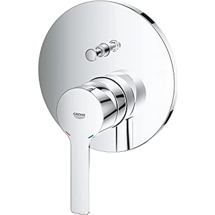 GROHE Lineare 1-Loch-Einhand-Wannenbatterie Chrom, Fertigmontageset für Rapido SmartBox mit SilkMove Technologie und verstellbarer Wandrosette – Bild 2