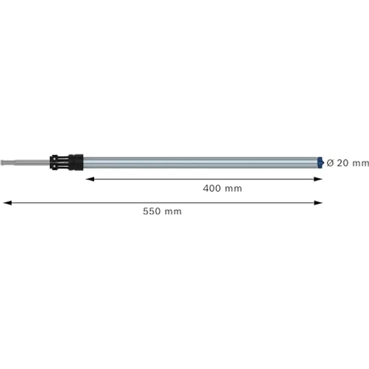 Bosch EXPERT SDS Clean plus-8X Hammerbohrer (Ø 20,00 mm, für chemische Verankerungen, Staubreduzierung) – Bild 3