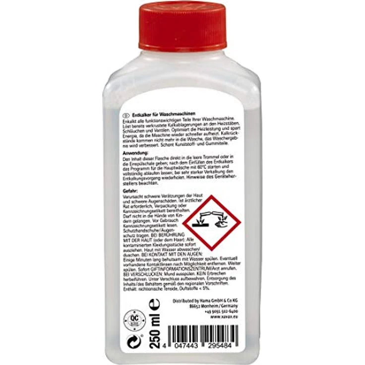 Xavax Waschmaschinen Entkalker, optimiert Heizleistung und spart Energie, 250 ml – Bild 2
