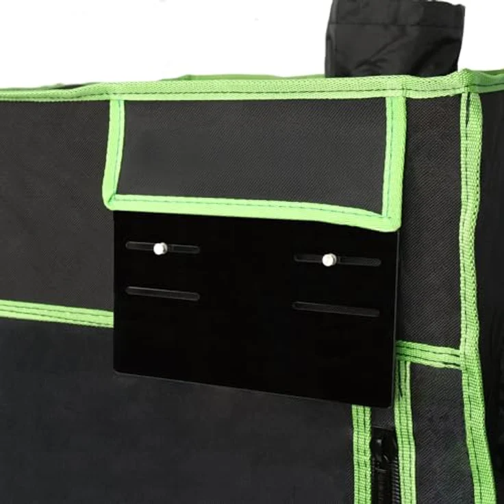 HIGHWERK Growzelt 80 x 80 x 180 cm, Indoor Growschrank mit 95% Lichtreflektion, schwarz grün – Bild 9