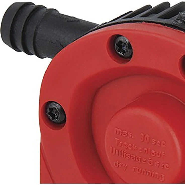 Rena Wolfcraft 2202000 Bohrmaschinen Pumpe-Selbstansaugende Wasserpumpe, rot Bohrmaschinenpumpe – Bild 2
