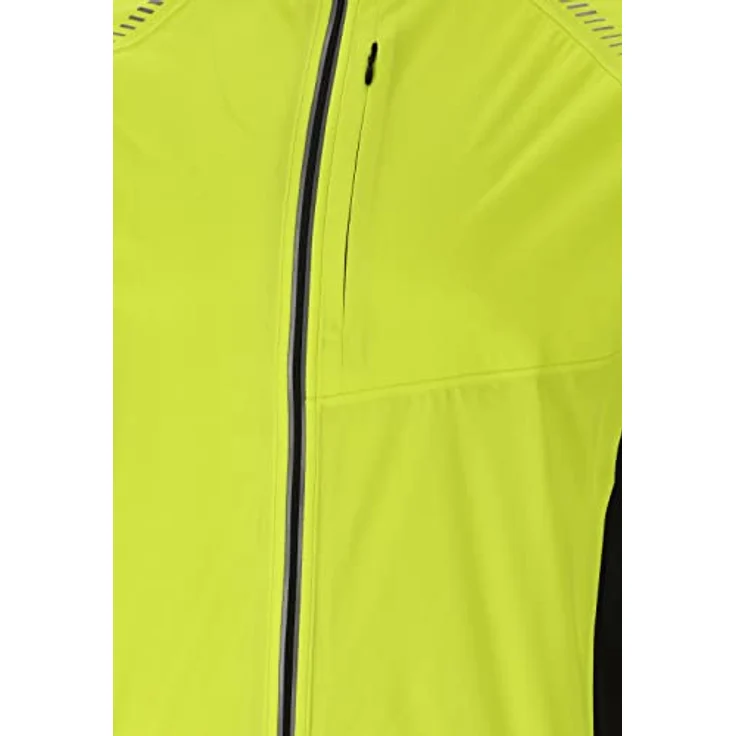 Endurance Wales, Herren Velojacke, wasserdicht und atmungsaktiv, Gelb, 3XL mit Rückentaschen – Bild 3