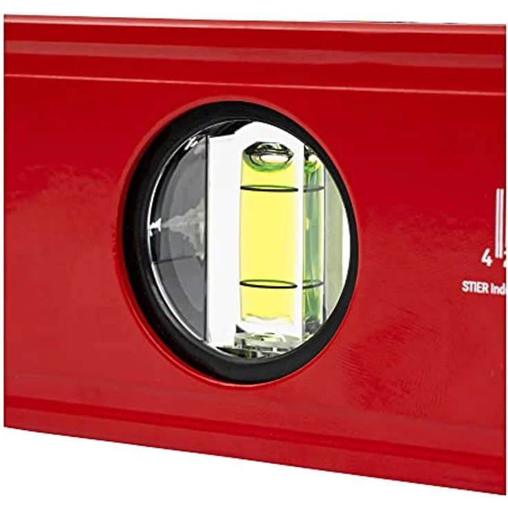 STIER Digitale Wasserwaage, SDW-600 LCD-Display, ±0,2°, 60 cm, vertikal & horizontal einsetzbar, HOLD-Funktion – Bild 3