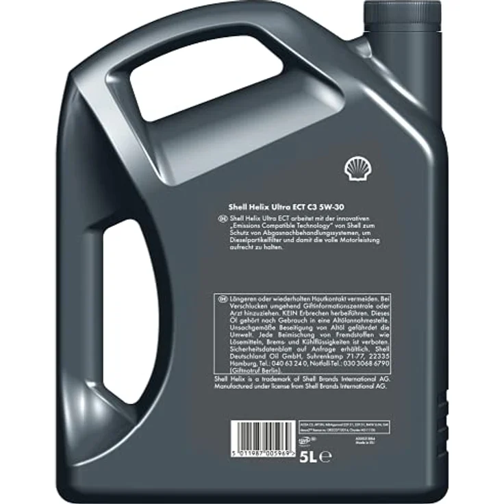SHELL HELIX ULTRA ECT C3 5W-30, 5L – Bild 2