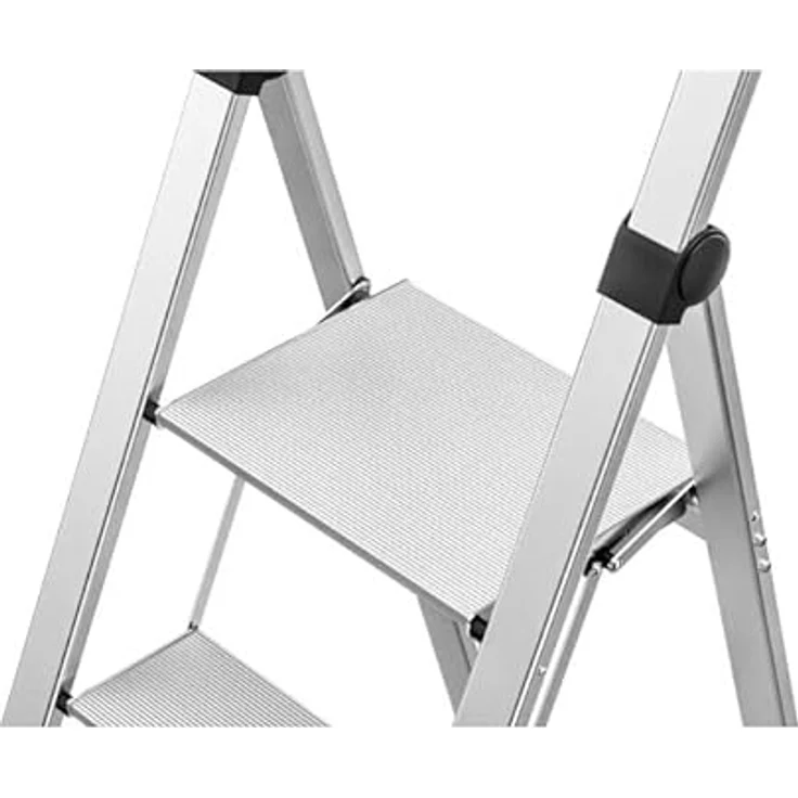 Selekta by Hailo | Alu-Sicherheits-Trittleiter | DK40 Basicline Design | Steighilfe 2 stufig – Bild 3