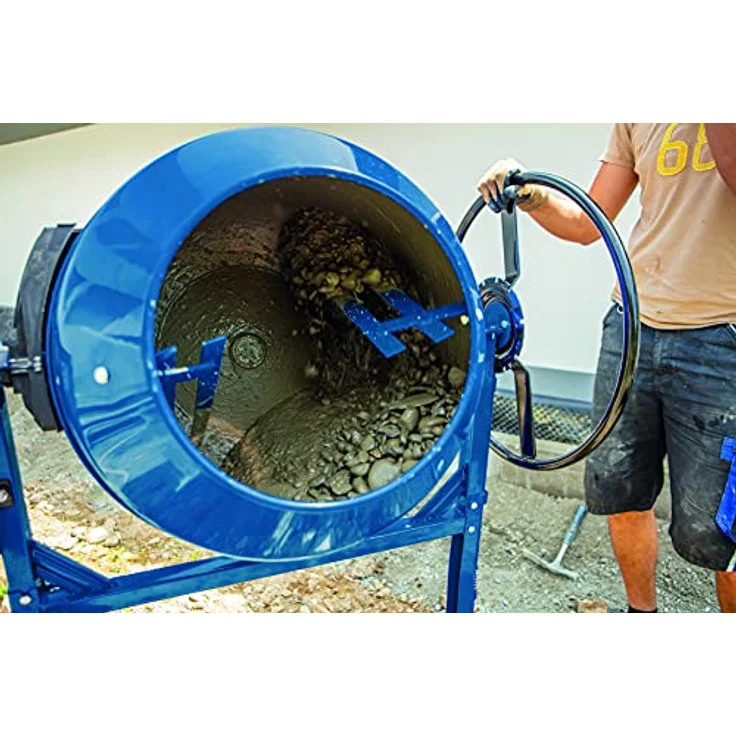 Scheppach SET Mix 180 L Betonmischer Mörtelmischer inkl Siebtrommel Kompostsieb – Bild 7