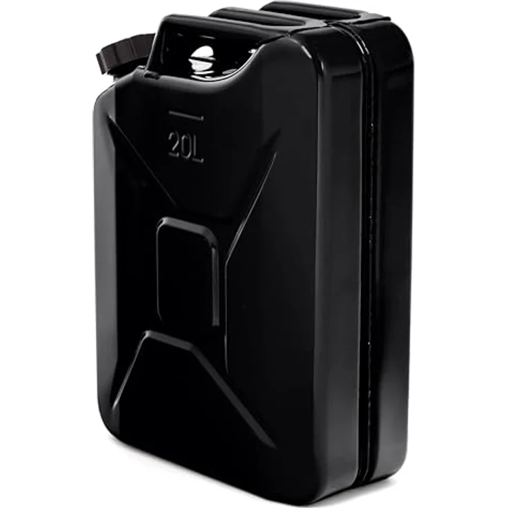 BW® Benzinkanister Metall 3x 20 Liter, schwarzer Kraftstoffkanister mit Schraubverschluss, TÜV-geprüft, UN-zugelassen, 0,9mm Stahl nach DIN 7274, Made in Europe – Bild 5