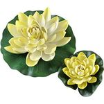 Hobby Seerose gelb - künstliche Teichpflanze - 30 cm