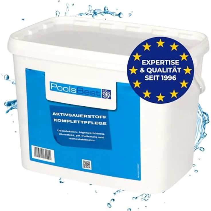 4,48 kg - PoolsBest® Aktivsauerstoff-Komplettpflege 16 Doppelbeutel – Bild 2