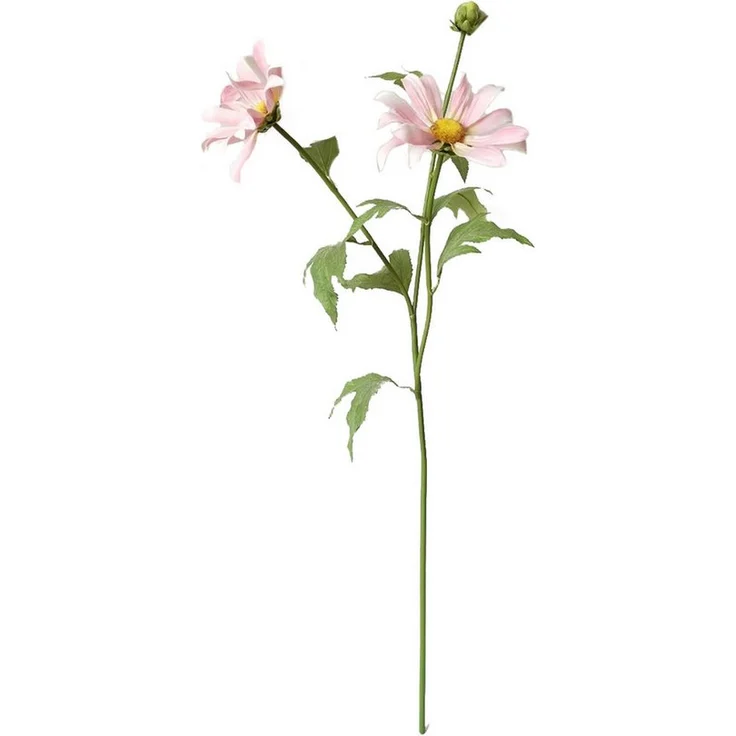 HTI-Living Kunstblume Chrysantheme 74 cm Rosa, naturgetreu gearbeitet, Kunststoffmaterial, Dekoration