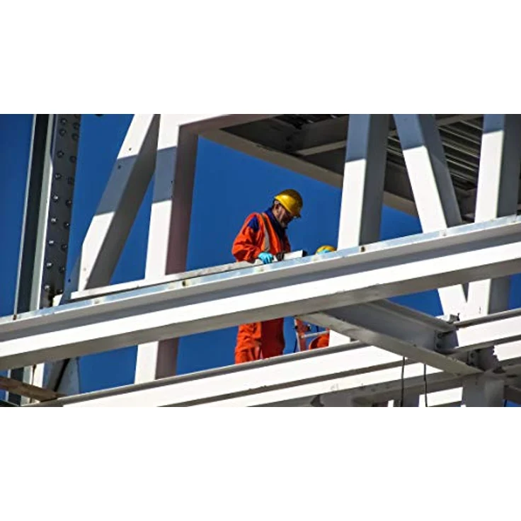 Kratos Safety Beweglicher Anschlagpunkt mit Rollen für Stahlträger, Verankerung, Trägerklemme verstellbar von 8 bis 25 cm, PSA, EN795 – Bild 5