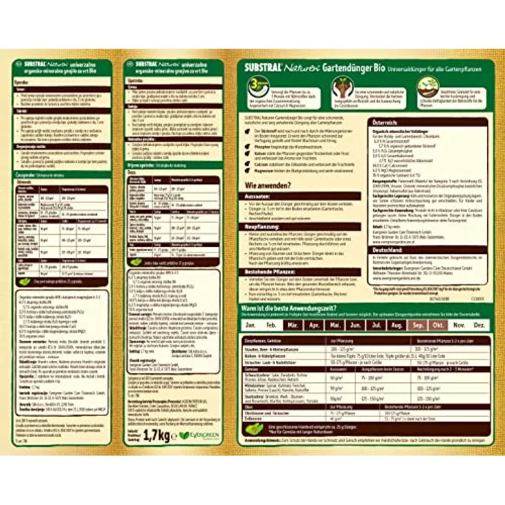 Naturen Bio Gartendünger 1,7 kg – Bild 2