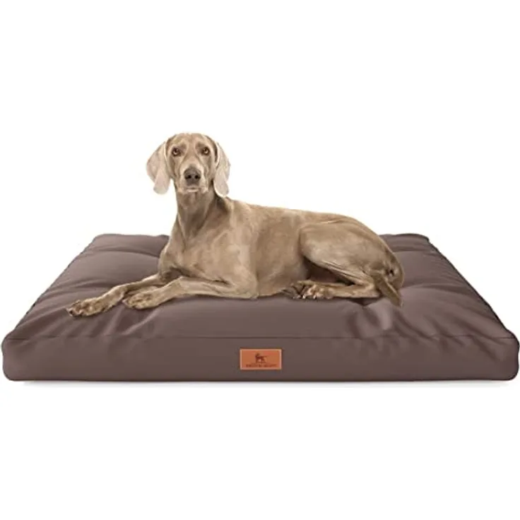 Knuffelwuff Hundekissen Gatsby aus Oxford-Gewebe 65x90cm Braun