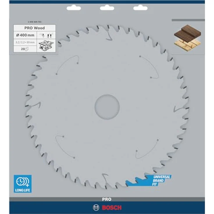 Bosch Professional Kreissägeblatt Construct Wood (Holz, 400 x 30 x 3,2 mm, 28 Zähne, Zubehör Kreissäge) – Bild 3