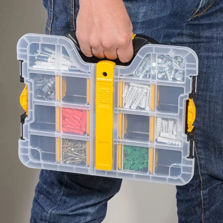 Allit 457430 EuroPlus Basic >S<47-7-36,schw Sortimentskasten, Sortierkasten, Schwarz, Gelb, transparent, 1 Stück – Bild 6