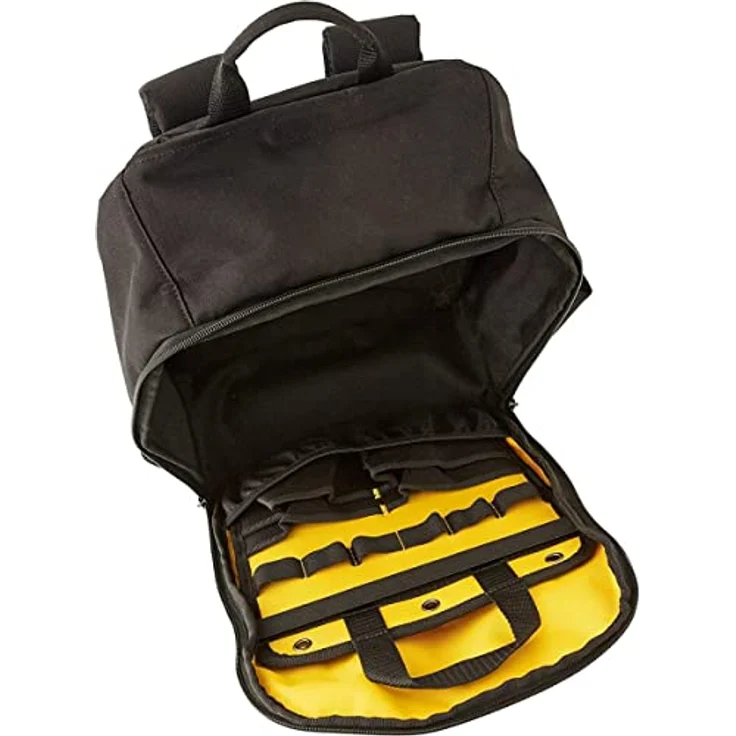 CAT GP-65038 21L Rucksack für Werkzeuge, 600D Polyester, leicht, 3 + 19 Taschen, Schwarz – Bild 5