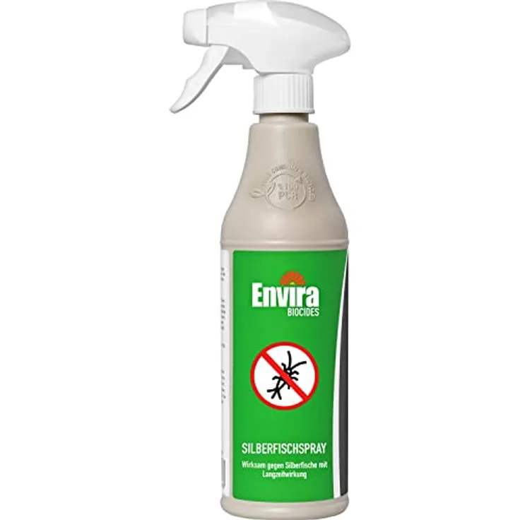 Envira Silberfisch-Spray - Anti-Silberfisch-Mittel Mit Langzeitwirkung - Geruchlos & Auf Wasserbasis - 500 ml