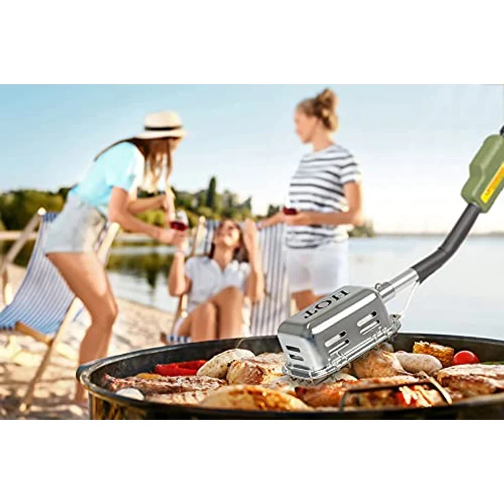 ROTHENBERGER Industrial Handy Roaster, ideal geeignet zum Verfeinern, Gratinieren, Überbacken, Rösten von Fleisch, Fisch, inklusive 1x Multigas-Kartusche 7/16" EU & praktischen Standfuß, 1000003285 – Bild 3