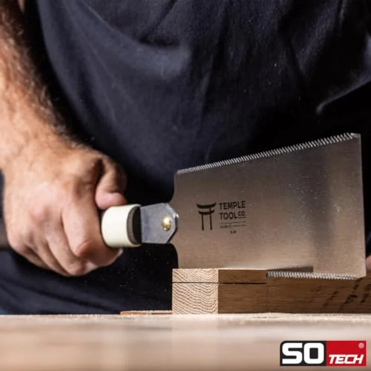 SO-TECH® Ryoba Doppelzugsäge R-240 mm, Ersatzsägeblatt SK85 Kohlenstoffstahl, Längs- und Querschnittverzahnung – Bild 2