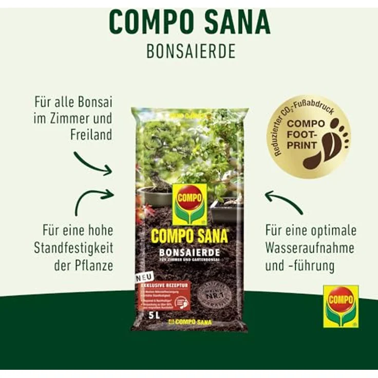 COMPO Sana Bonsaierde 5 Liter – Bild 2