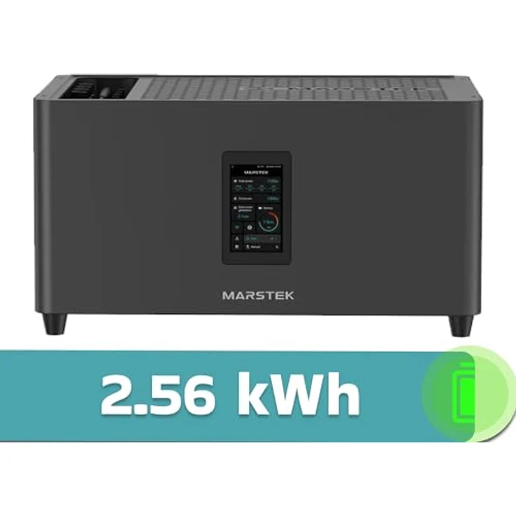 SUNNIVA® Balkonkraftwerk 1840W mit 2,56 kWh BIFAZIAL FULLBLACK Speicher MARSTEK Jupiter C + Plus, Komplettset mit 4x 460W N-Type Glas-Glas Bifacial Solarmodulen, steckerfertig – Bild 3
