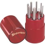 Starrett Splintentreiber Set in Runddose, 8-teilig bestehend aus je 1 x Artikelnummer 565A/B/C/D/E/F/G/H S565WB