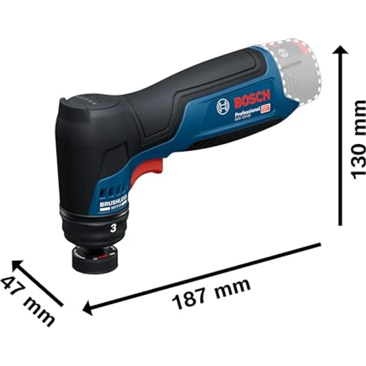 Bosch Professional GSS 12V-32 (C), Akku-Schwingschleifer solo mit bürstenlosem Motor und variabler Drehzahl – Bild 6