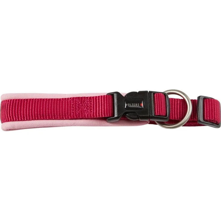 Wolters Professional Comfort Hunde-Halsband, extra breites Halsband in himbeer/rosé, waschbar bei 30°C