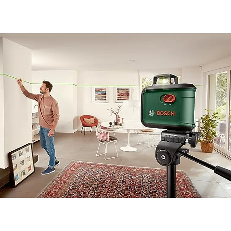 Bosch Stativ TT 150, Nivelliergerät-Stativ mit 0,55–1,57 m Arbeitshöhe und 360°-Drehung – Bild 4