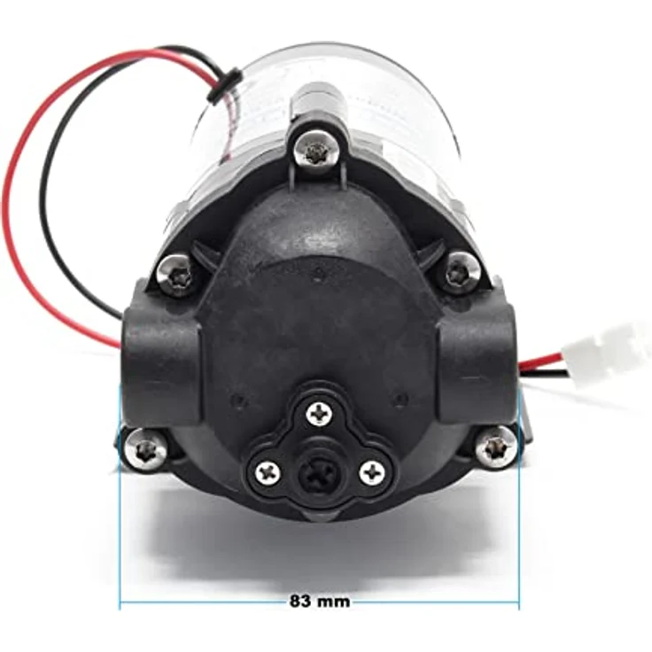 Naturewater Druckerhöhungspumpe 400 GPD, Booster Pumpe mit 96 W, Eingangsdruck 2 bar und Ausgangsdruck 5 bar für Umkehrosmoseanlagen – Bild 5
