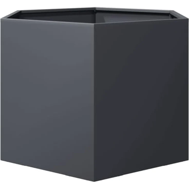 vidaXL Pflanzkübel Anthrazit Sechseckig 69x60x45 Stahl, Witterungsbeständig und mit viel Platz – Bild 4