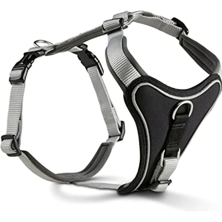 Wolters Geschirr Professional Comfort, Größe:45-50 cm, Farbe:Silber grau – Bild 1
