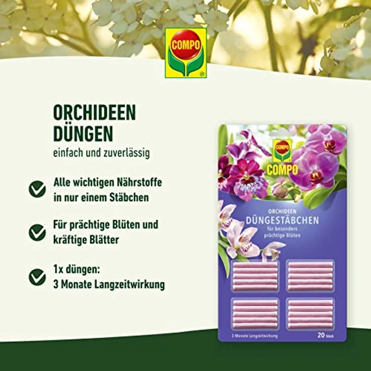 Compo Düngestäbchen für Orchideen – Bild 3