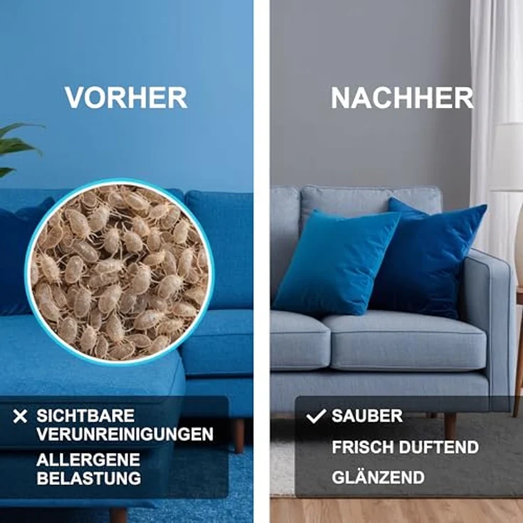 INSIGO Biozidfreie Milben Abwehr 3L – Fleckenfreies Milbenspray für Hausstaubmilben abwehren, deutsche Qualitätsmarke – Bild 3