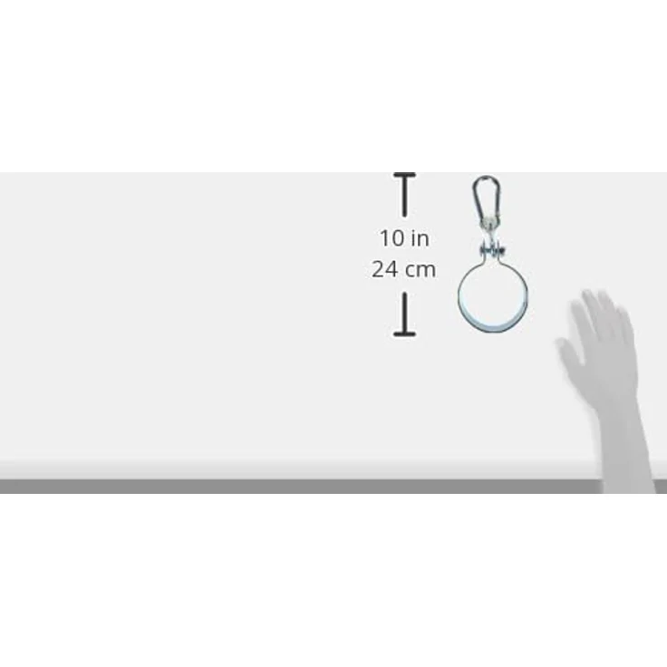 Connex DY270535 Schaukelhaken Durchmesser 100 mm, verzinkt – Bild 6