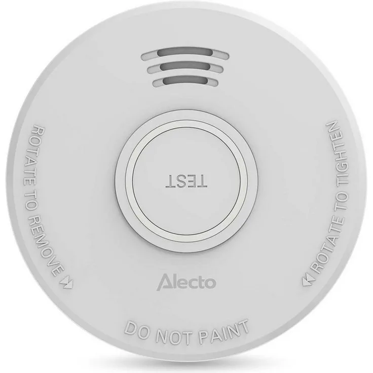 Alecto SD530, Rauchmelder mit fotoelektrischer Raucherkennung, 85 dB Alarm und 5-Jahres-Batterie, Weiß