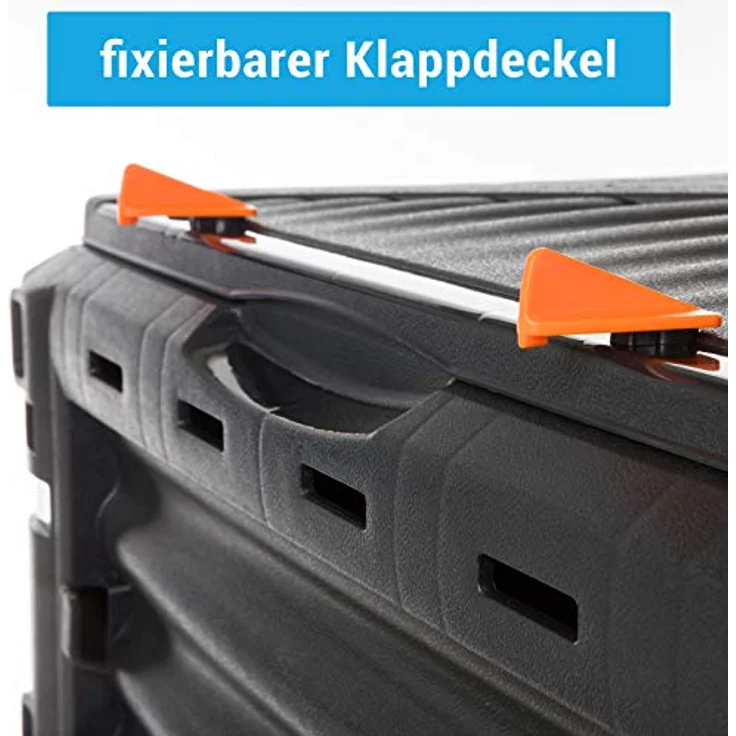 2friends Premium Garten Komposter Schnellkomposter 450L, Stabiler Kunststoff, Klappdeckel, Thermokomposter für Garten/Küchenabfälle, 100% Recycelt, EU - Robuster Komposter für schnelle Kompostierung in grün – Bild 3