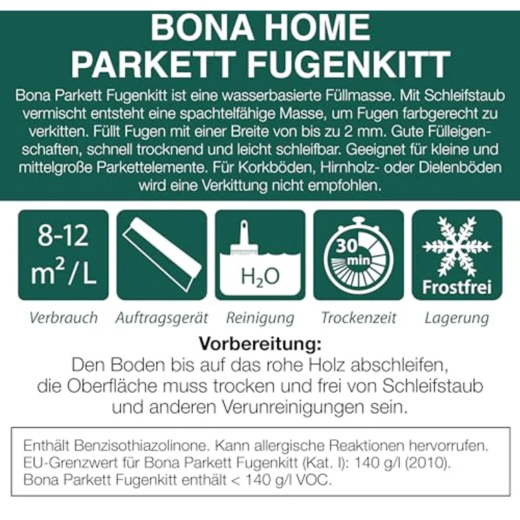 BONA Home Parkett Fugenkitt 1 Liter - Bona – Bild 10