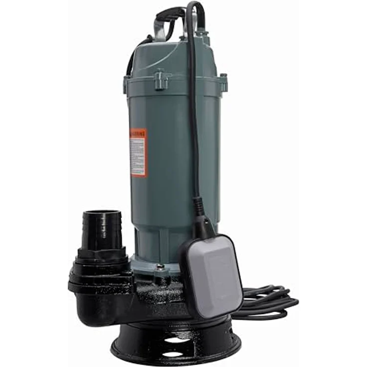 CHM GmbH Schmutzwasserpumpe Magnum 4500 Fäkalienpumpe H.max 20m, 30.000 L/h mit C-Schlauch 20 m für Partikel bis 30mm, 2 Zoll Storz Anschluss – Bild 2