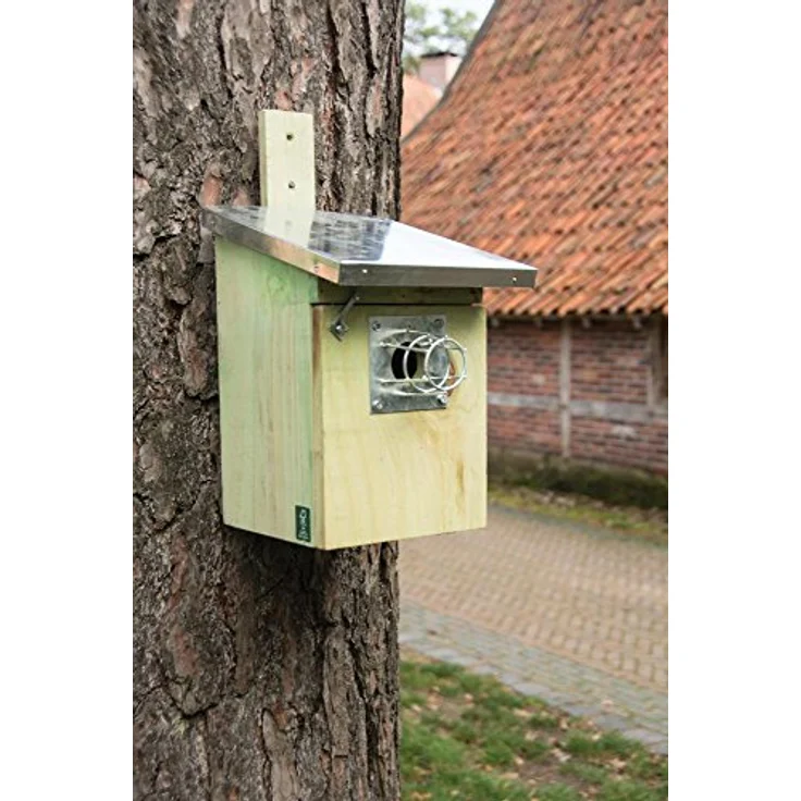 Esschert Design Eichhörnchen Marder Schutz Korb Vogel Nist Haus Häuschen Kasten – Bild 3