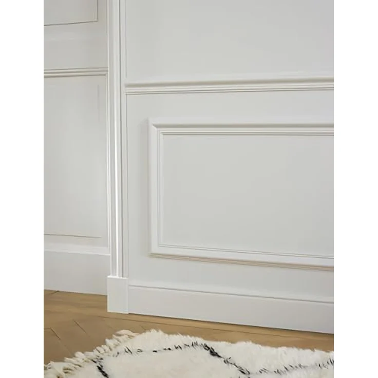 Türumrandung Decor DX174-2300 LUXXUS Sockelleiste Wandleiste Zeitloses Klassisches Design weiß 2,3m - Orac – Bild 7