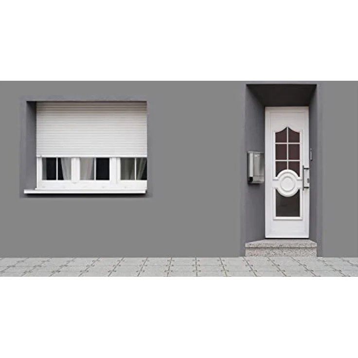 RyFo Colors Silikonharz Fassadenfarbe Lotuseffekt Trend Staubgrau 10l - bunte Fassadenfarbe, weitere Grau Farbtöne und Größen erhältlich, Deckkraft Klasse 1 – Bild 3