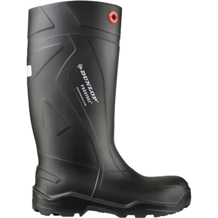 Dunlop Purofort+ C762041, Sicherheitsschuhe S5 in Schwarz, mit Stahl-Zehenschutzkappe und rutschfester Sohle – Bild 3