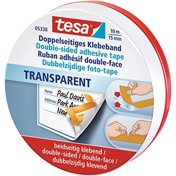 Bastelband tesa Doppelband, PP, beidseitig klebend, 10 m - Preisvergleich – Bild 3