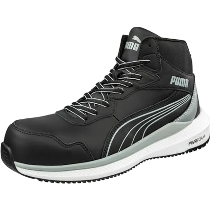 Puma Sicherheitsstiefel Zoom Black Mid S3S ESD FO HRO SR, schwarz, Größe 41 – Bild 1